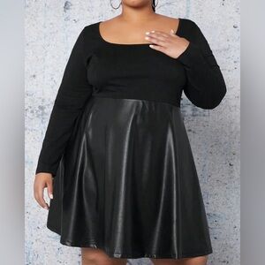 Scoop Neck Skater Dress
